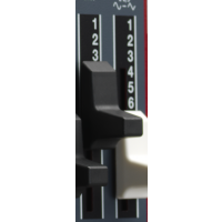 Nord Bouton Fader Noir (Drawbar) Section orgue - Vue 3